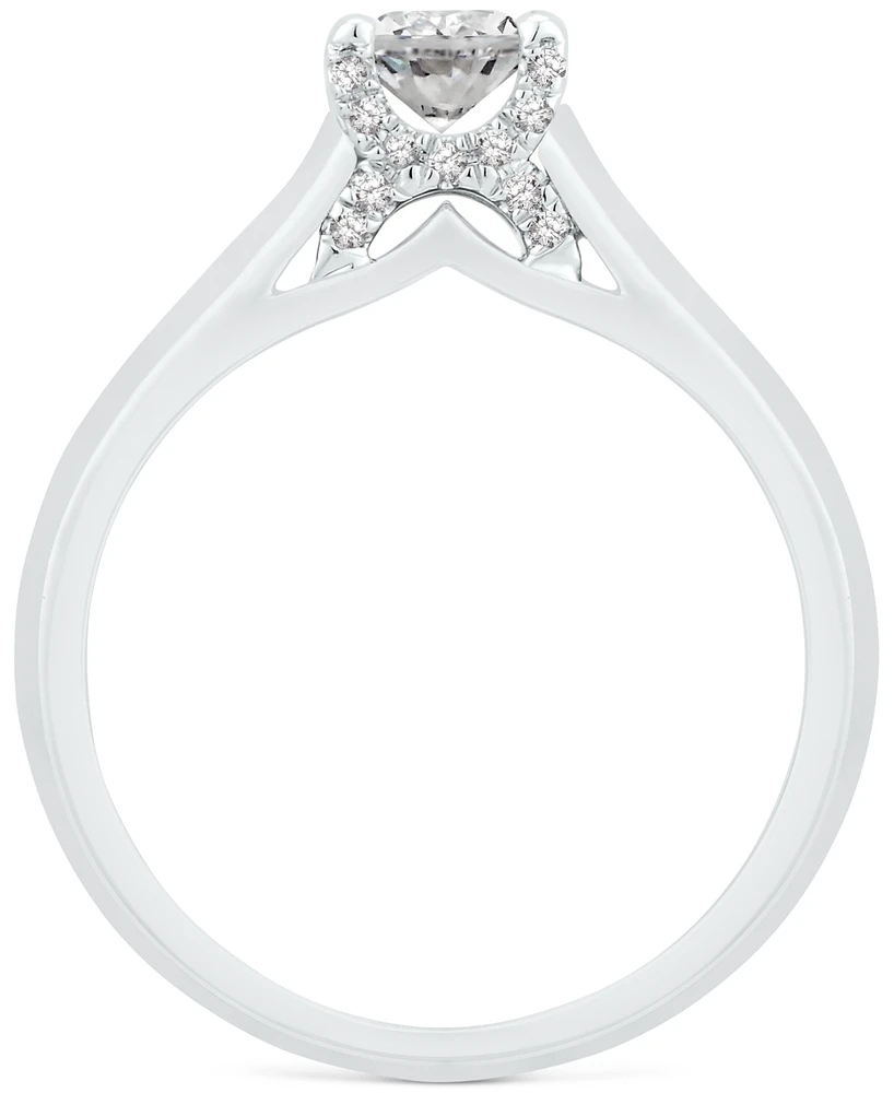 Diamond Engagement Ring (1/2 ct. t.w.) 14k Gold