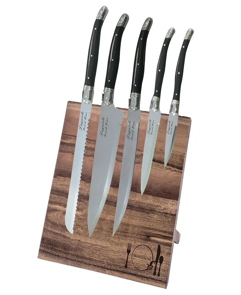 French Home Ultimate 13 Piece Laguiole Kitchen and Steak Knife & Fork Set