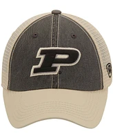 Men's Black and Tan Purdue Boilermakers Offroad Trucker Hat