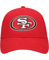 Boys Scarlet San Francisco 49Ers Basic Mvp Adjustable Hat