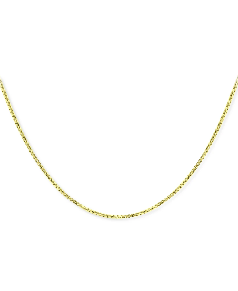 Giani Bernini Box Link 16" Chain Necklace in 18k Gold-Plated Sterling Silver, Created for Macy's