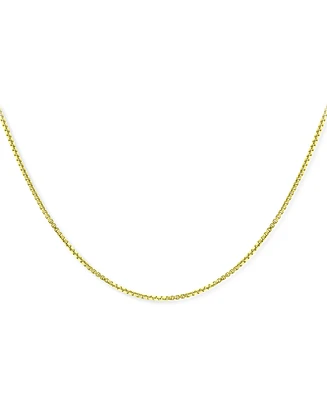 Giani Bernini Box Link 16" Chain Necklace in 18k Gold-Plated Sterling Silver, Created for Macy's