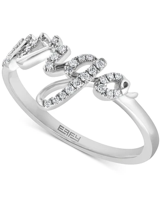 Effy Diamond Zodiac Virgo Ring (1/10 ct. t.w.) in Sterling Silver