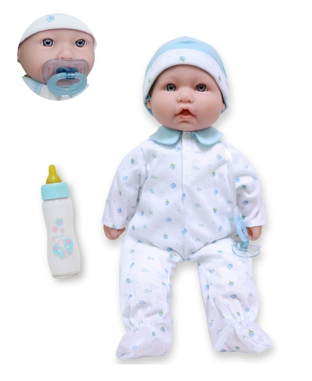 La Baby Caucasian 16" Soft Body Baby Doll Outfit