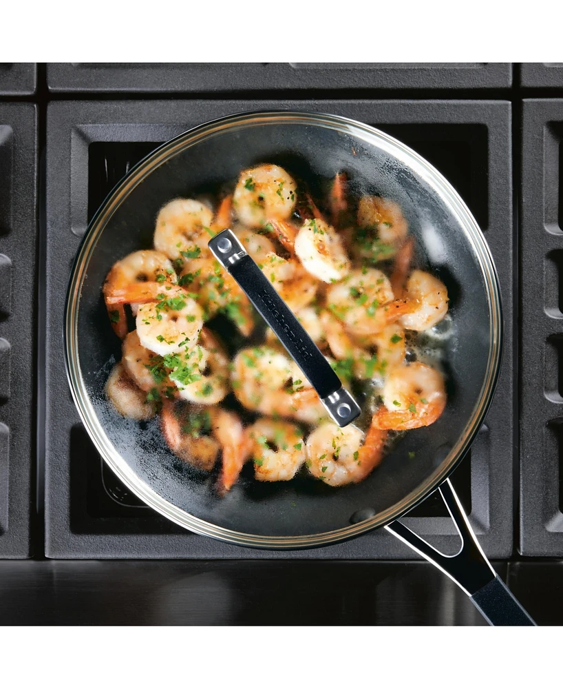 KitchenAid Hard Anodized 10 Piece Nonstick Cookware Pots and Pans Set
