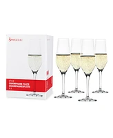 Spiegelau Style Champagne Wine Glasses, Set of 4, 8.5 Oz