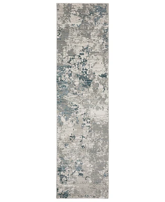 Oriental Weavers Evolution EVO08 2'6" x 12' Runner Area Rug