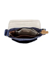 Tsd Brand Atona Classic Flap Canvas Crossbody Bag