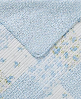 Laura Ashley Kenna Cotton Reversible 2-Pc. Quilt Set, Twin