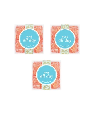 Sugarfina Rose All Day Bears Small Cube Kit, Pack of 3