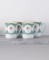 Noritake Lodi's Morning 12.5 Oz Mugs, Set of 4