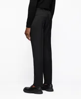 Boss by Hugo Men's Virgin-Wool Serge Slim-Fit Pants
