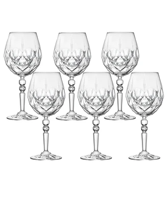 Lorren Home Trends Alkemist 6 Piece Stemmed Goblet Set
