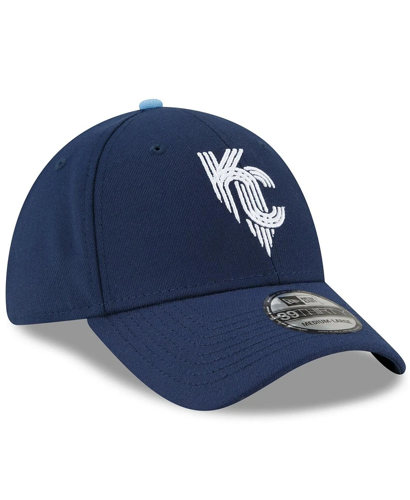 Men's New Era Navy Kansas City Royals City Connect 39THIRTY Flex Hat