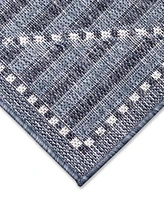 Liora Manne' Malibu Checker Diamond 3'3" x 4'11" Outdoor Area Rug