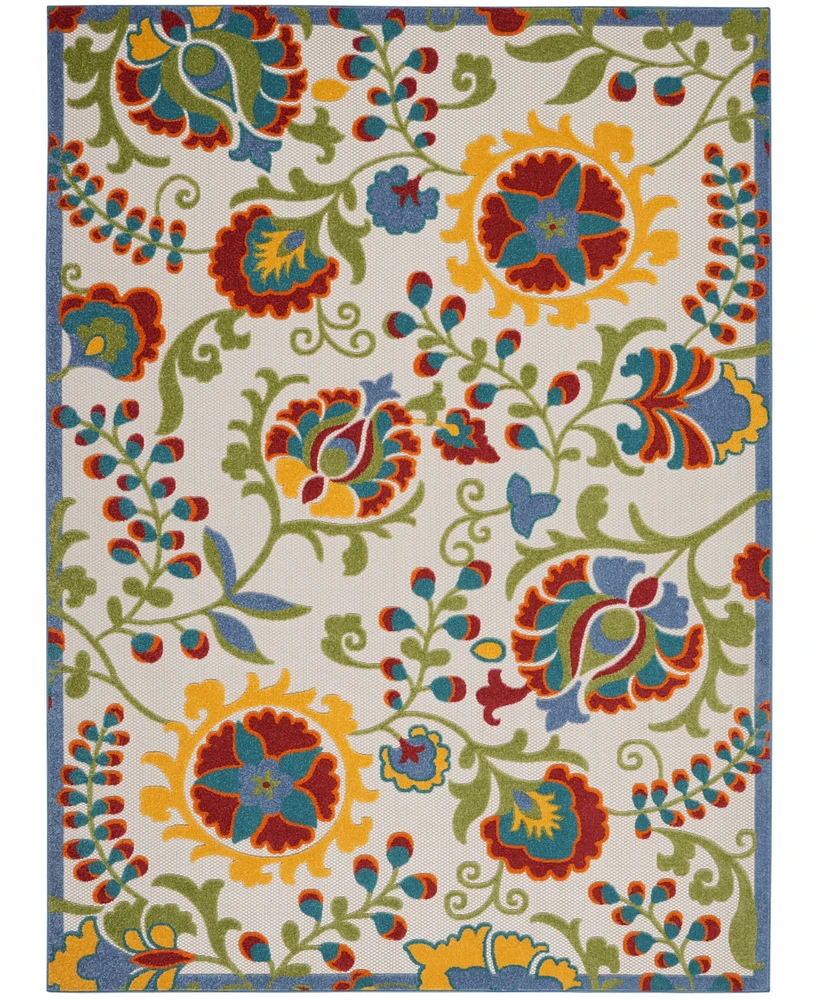 Nourison Home Aloha ALH17 7' x 10' Outdoor Area Rug