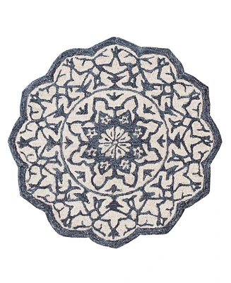 Lr Home Arabella ABA709 3' x 3' Round Area Rug