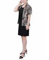 Petite Size Two Piece Dress Set