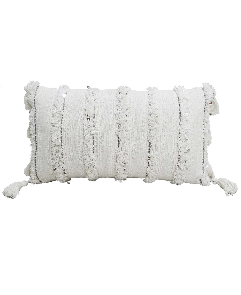Vibhsa Sparkles Christmas Decorative Pillow, 14" x 24"