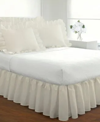 Fresh Ideas Ruffled Poplin Bed Skirts