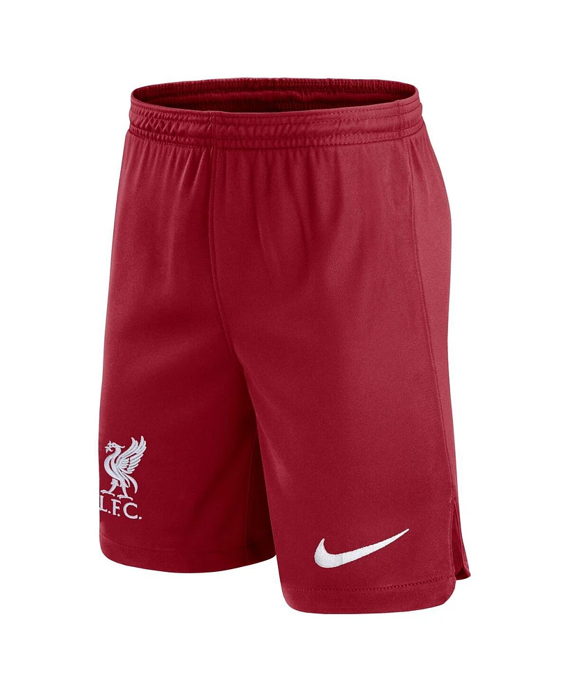 Big Boys Nike Red Liverpool Stadium Performance Shorts