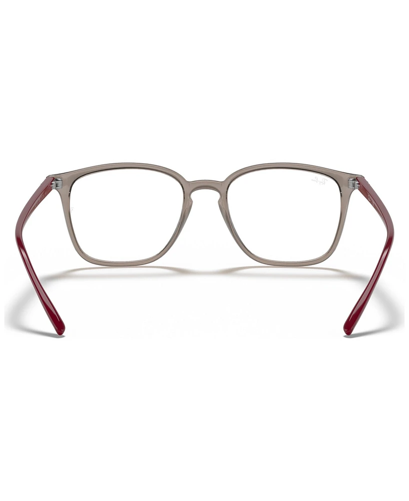 Ray-Ban RX7185 Unisex Square Eyeglasses
