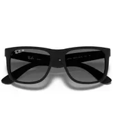 Ray-Ban Unisex Polarized Low Bridge Fit Sunglasses, RB4165F Justin Classic