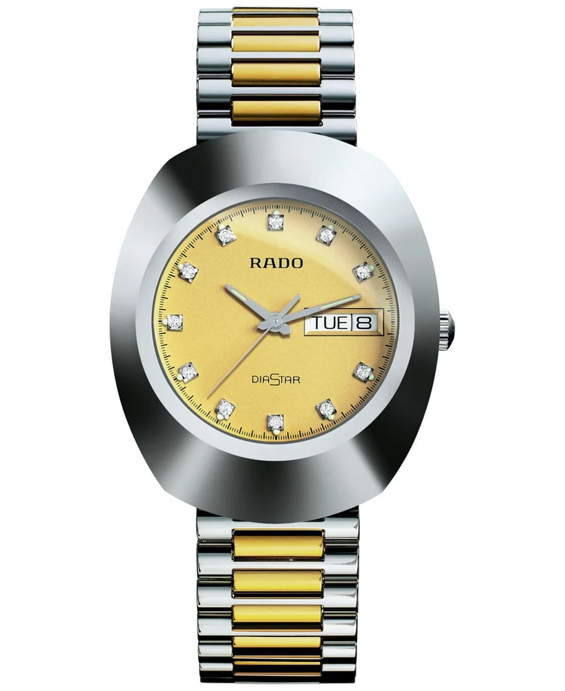Rado Original Men's Two-Tone Stainless Steel Bracelet Watch 35mm