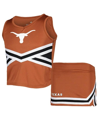Big Girls Colosseum Texas Orange Texas Longhorns Carousel Cheerleader Set