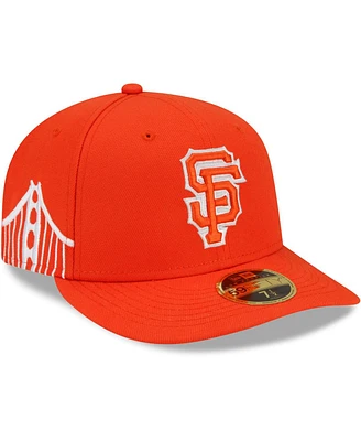 Men's New Era Orange San Francisco Giants City Connect Low Profile 59FIFTY Fitted Hat