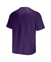 Men's Nfl x Darius Rucker Collection by Fanatics Purple Baltimore Ravens Stripe T-shirt