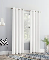 Grant Modern Glam Semi-Sheer Grommet Curtain Panel