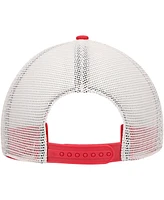 Men's Red Washington Nationals Penwald Clean Up Trucker Snapback Hat