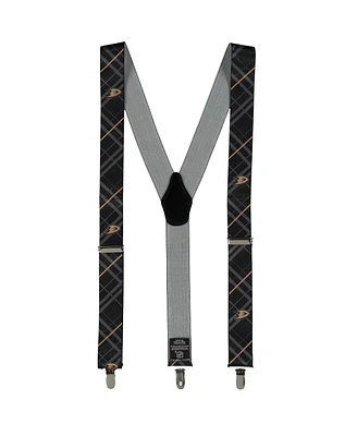 Men's Black Anaheim Ducks Suspenders