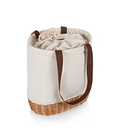 Picnic Time Pico Willow and Canvas Lunch Basket Bag
