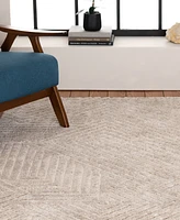 Mink Home Leisure Cove Lace 7'10" x 10'10" Area Rug