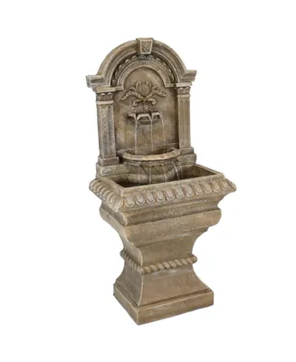 51"H Electric Polyresin Ornate Lavello Outdoor Water Fountain