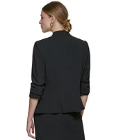 Calvin Klein Asymmetrical Open-Front Blazer, Regular and Petite Sizes