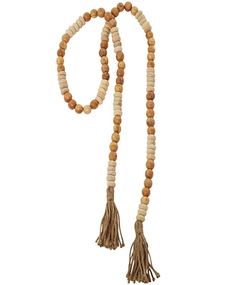 Rosemary Lane Handmade Beaded Garland with Tassel