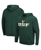 Men's Colosseum Green South Florida Bulls Lantern Pullover Hoodie