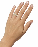 Diamond Two-Row Band (1/2 ct. t.w.) 14k White Gold