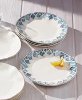 Lenox Blue Bay Dinner Plate Set/4 Ikat