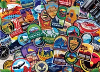 MasterPieces Patches of the National Parks 1000 Piece Jigsaw Puzzle