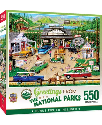 Masterpieces Greetings From The National Parks - 500 Piece Jigsaw Puzzle