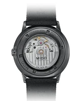Mido Men's Swiss Automatic Commander Gradient Black Fabric Strap Watch 40mm