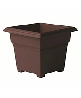 Novelty Countryside Square Tub Planter Brown 14 Inch