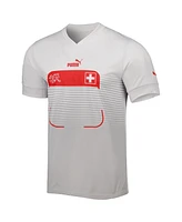 Men's Puma White Switzerland National Team 2022/23 Away Replica Jersey