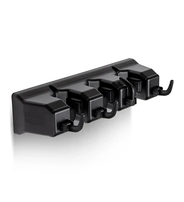 Mop and Broom Organizer Wall Mount - Easy to Install Holder for Storing Cleaning Supplies 3 Slots