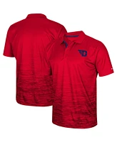 Men's Colosseum Red Dayton Flyers Marshall Polo Shirt