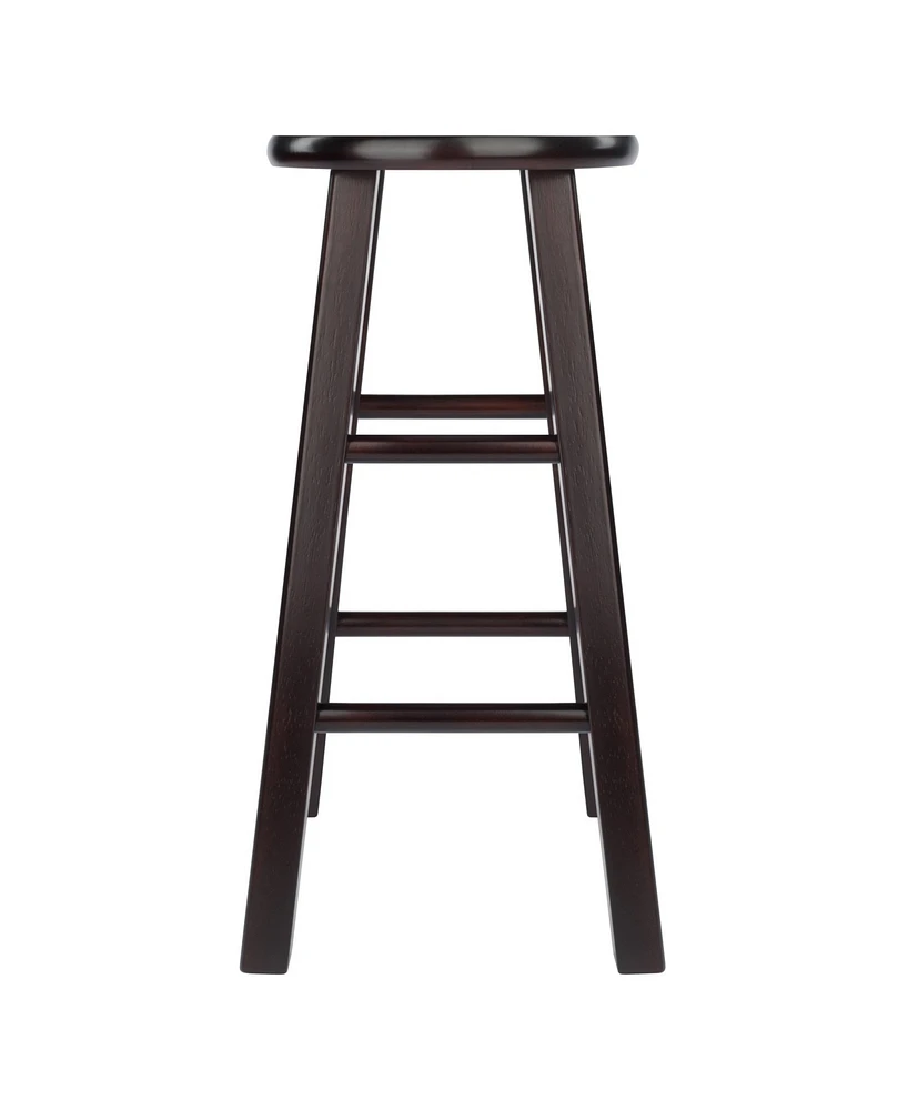 Winsome Element 2 Piece Wood Counter Stool Set